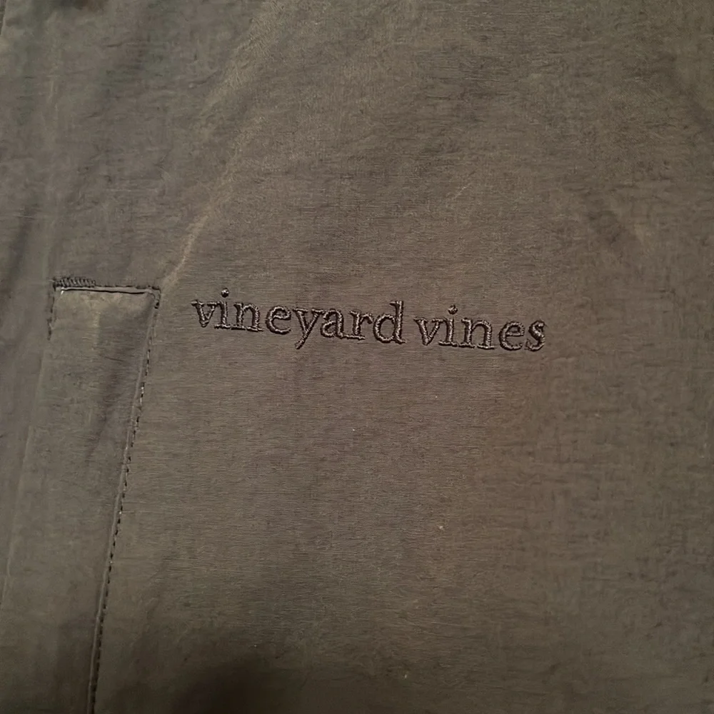 Vineyard Vines blue S Packable Performance hooded windbreaker jacket pockets